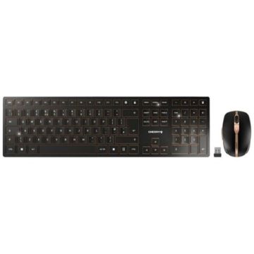 CHERRY JD-9100GB-2 sans fil radio Kit souris + clavier anglais britannique QWERTY noir