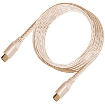 Câble HDMI premium SilverStone SST-CPH01G-1800 - 1.8m, 4K, 2.0b, 60Hz, 18Gbps, ARC, HDR, 3D, Ethernet