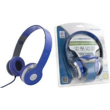 Casque Stéréo - ESPERANZA - EH145B - Filaire - Contrôle du Volume - Sur-Oreille