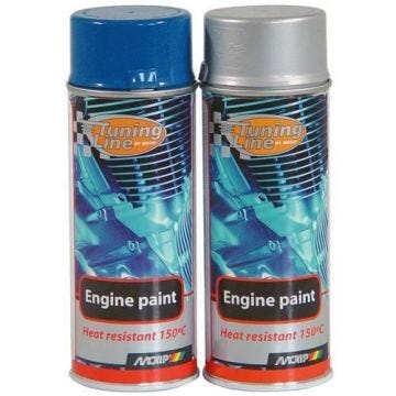 Bombe de peinture pour moteur motip (aluminium)