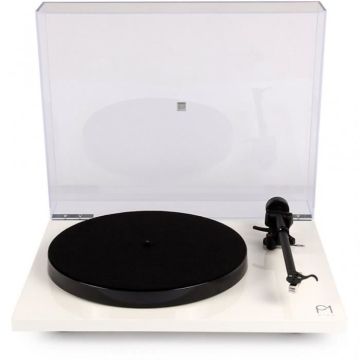 Platine vinyle - Rega - Planar 1 Plus - Blanc brillant - Pré-ampli phono intégré - 33 tours