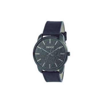 Montre Unisexe Snooz SAA1044-64 (44 mm) - Snooz - Quartz - Adulte - Noir - Cuir - Mixte