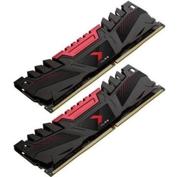 Mémoire RAM - PNY - XLR8 Gaming DIMM DDR4 3200MHz 2x8GB -  (MD16GK2D4320016AXR)