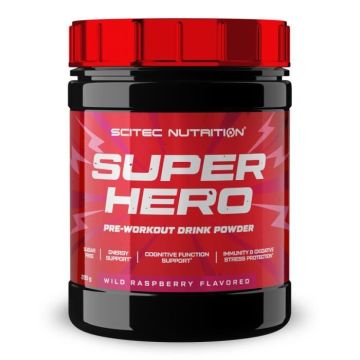 Pre-workout Scitec Nutrition - Superhero - Wild Raspberry 285g
