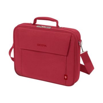Dicota DICOTA Sacoche MULTI BASE Rouge PC portable 14"-15.6" Légère protection polyester cadre métal et plusieurs compartiments D30