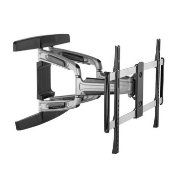 Support TV mural en aluminium inclinable et orientable pour écrans plats de 37 à 80" (94 à 203cm)