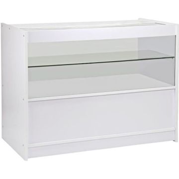 MonsterShop – Vitrine Comptoir de Présentation de Marchandises Blanc C1200