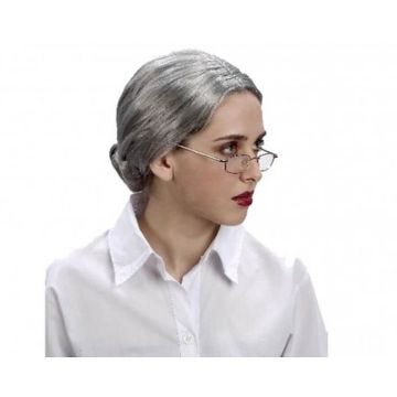 Perruque de Vieille Dame - Disfrazzes - Multicolore - Taille Unique - Accessoire Déguisement - Femme