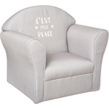 Fauteuil classique enfant Gris Atmosphera