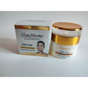 Crème visage anti tâches très éclaircissante et efficace gluta master, teint métisse 50g
