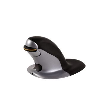 Souris verticale Fellowes 9894701 - RF sans fil - 1200 DPI - 230 g - Noir, Gris