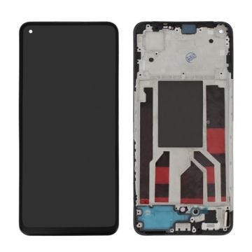 Bloc Complet pour Oppo Reno 8 5G Écran LCD + Vitre Tactile et Châssis Noir