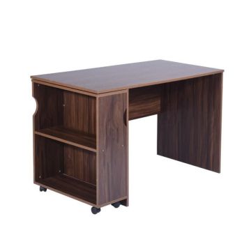 Bureau maison bois -  Style urbain - 2 étagères - L 120 cm