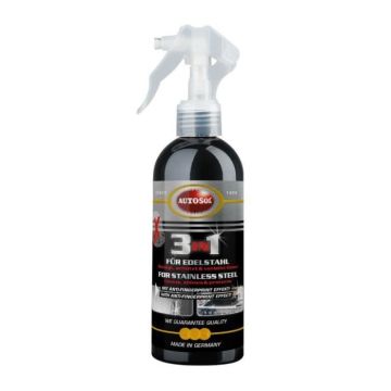 Nettoyant moto pour surface en metal brosse et aluminium anodise Autosol - noir - 250 ml