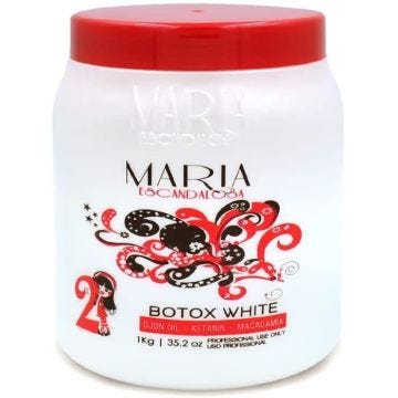 capillaire White Btox - Traitement capillaire - Réduit le volume et les frisottis - Composition hautement qualifiée - Hydratation et