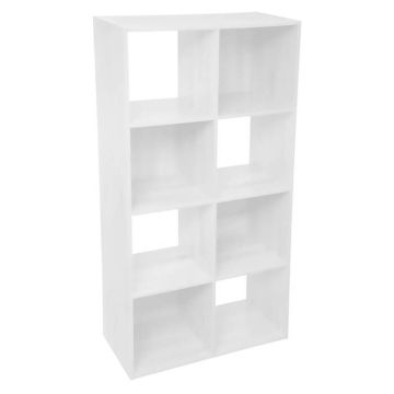 5five - étagère 8 cases "mix n modul" blanc