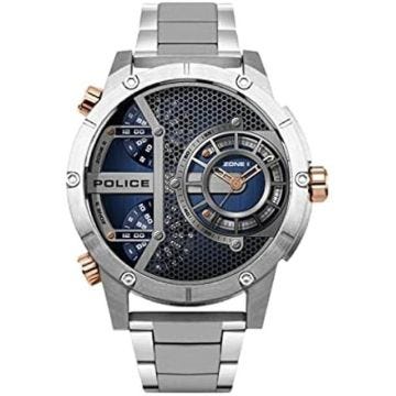 Montre - POLICE - Mixte - Analogique-Numérique - Quartz - Bracelet en Acier Inoxydable