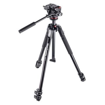 Manfrotto trépied mk190x3-2w (mt190x3 + rotule fluide mhxpro-2w)