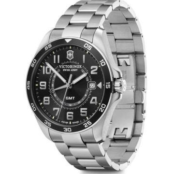 Montre - VICTORINOX - FieldForce Classic 241930 - Quartz - Homme - Noir - Acier - 10 Atm