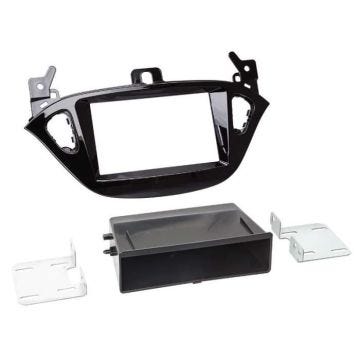 Adaptateur de façade 2-DIN avec vide poche Opel Adam / Corsa (E)