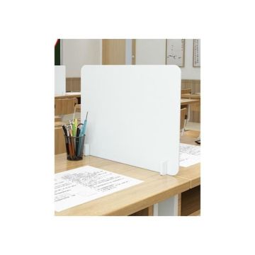 VITRE ECRAN PROTECTION PLEXIGLASS TRANSPARENT 50X45CM SEPARATION LATÉRALE BOUCLIER HYGIAPHONE SEPARATEUR A03