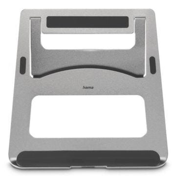Support PC prt. "Aluminium", pliable, jusqu'à 40cm (15,6"), arg.