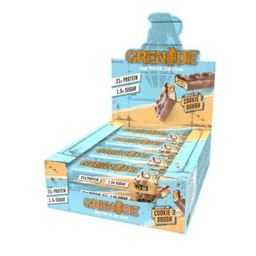 Barres protéinées Grenade - Carb Killa Bar - Chocolate Chip Cookie Dough Boite de 12