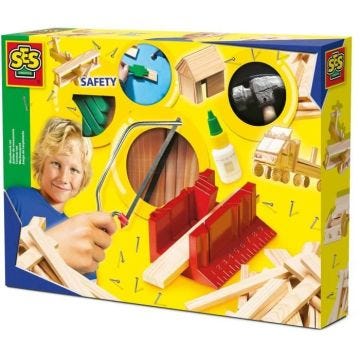 Atelier de menuiserie grande - SES CREATIVE - Kit complet - Jouets en bois