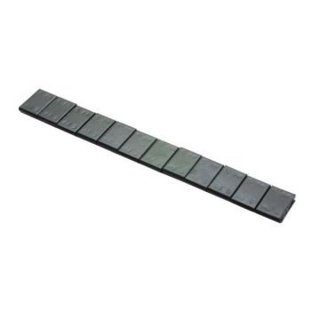 Masse d'équilibrage - Tip Top - Adhesif - 100 barrette - 12 x 5g - Noir