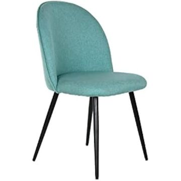 Chaise de Salle à Manger - DKD Home Decor - Multicolore - Polyester et Métal - 50x52x84 cm - Intérieur