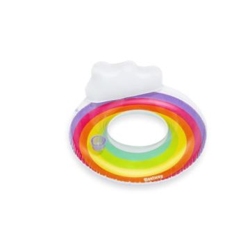 Bouée de natation - Bestway - Arc en ciel - Confortable - Colorée - Résistante