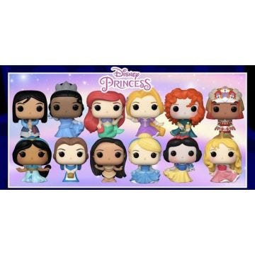 Figurine Bitty Pop! Singles - Disney - Disney Princesses Personnage Aléatoire