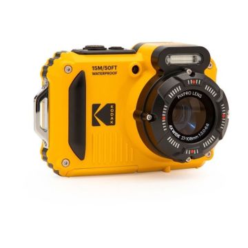 Appareil Photo Numérique Compact Etanche et Anti-choc KODAK Pixpro WPZ2 Jaune 16MPixels