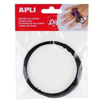 APLI Fil métallique noir