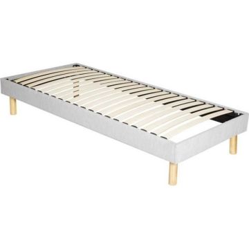 adrien - Solide et Confortable Sommier Tapissier 70x190 Pieds en 18 cm - 13 Lattes - Montage Rapide et Facile - epaisseur du