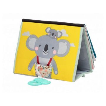 Livre d'éveil - Taftoys - Chevalet Koala - Tissu - 2 étapes de développement - Textures variées