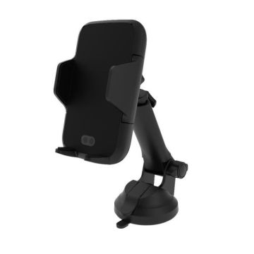 TNB Pack support motorisé 3 en 1 + chargeur allume-cigare + câble Micro USB - noir