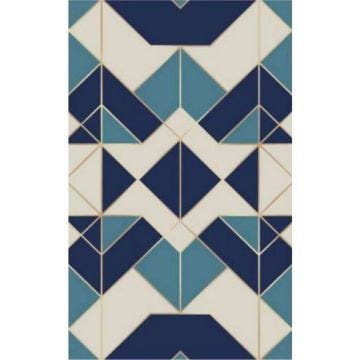 Tapis TRIANGLE Bleu/Beige, Dimension: 160x230