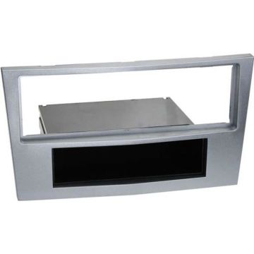 Adaptateur de façade 1-DIN avec vide poche Opel ACV - Gris - Universel - Voiture