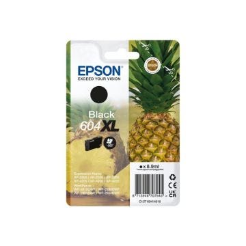 Cartouche d'encre - Epson - 604XL - 8,9 ml - Noir - Originale - Blister avec alarme