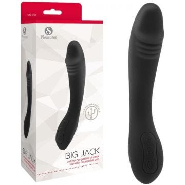 Vibromasseur Rechargeable Big Jack Noir - mixte / adulte