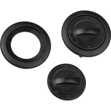 Pièce détachée casque Abus 77325 - SET FIXATION VISIERE HYBAN +