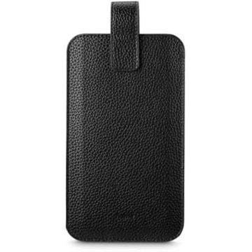 Hama Etui en Cuir Universel pour tél. 16,0x8,9x1,2cm, Noir