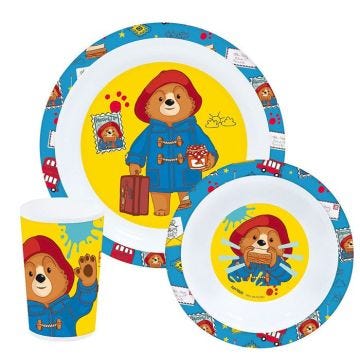 PADDINGTON - Ensemble repas (assiette, bol, verre)