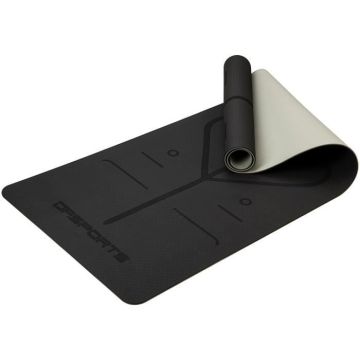 Tapis de Yoga DF SPORTS - Modèle Nirvana - Noir