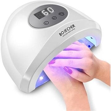 Lampe à ongles LED UV 24W / 48W Lampe à polymériser pour ongles Ongle Séchage automatique avec auto-extinction et 5 réglages