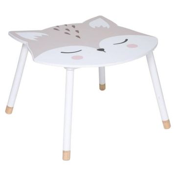 Table enfant "Renard" - blanc - bois - Multicolore - Atmosphera createur d'interieur
