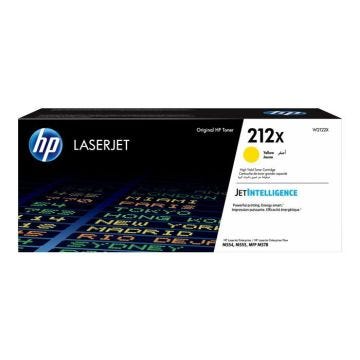 Toner - HP - 212X - Jaune - Grande capacité - 10000 pages