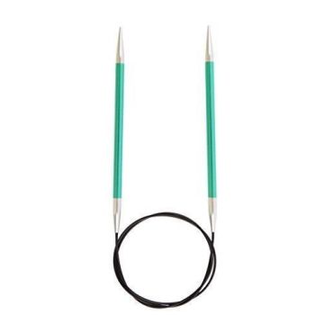 KnitPro KNIT PRO 120 cm x 3,50 mm Aluminium fixe aiguilles à tricoter circulaires-Zing-Vert - KP47187