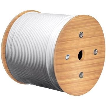Câble en vrac CAT 6a - goobay - 305 m - SFTP, PiMF - bloqué - gris